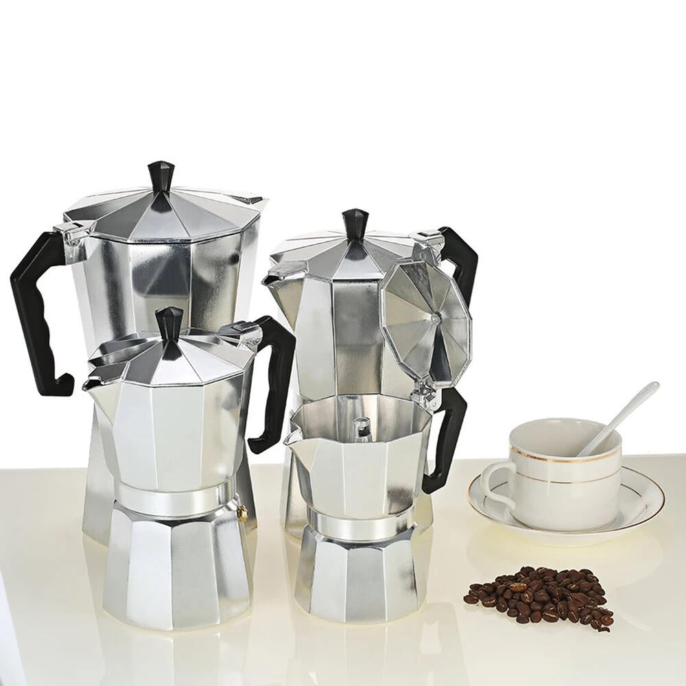 Cafetera Italiana 6 Tazas para Inducción — Acero Inoxidable