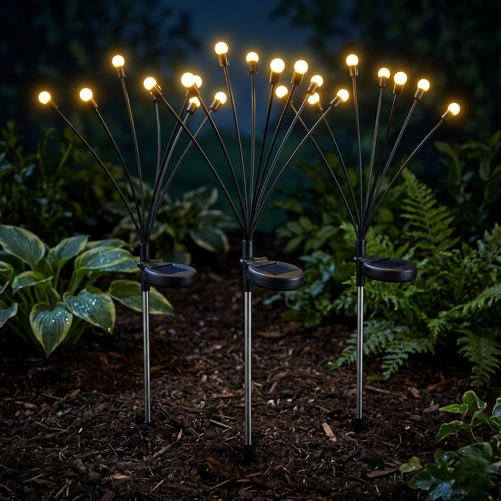 Guirnalda Solar Luciérnaga — Luces de Jardín