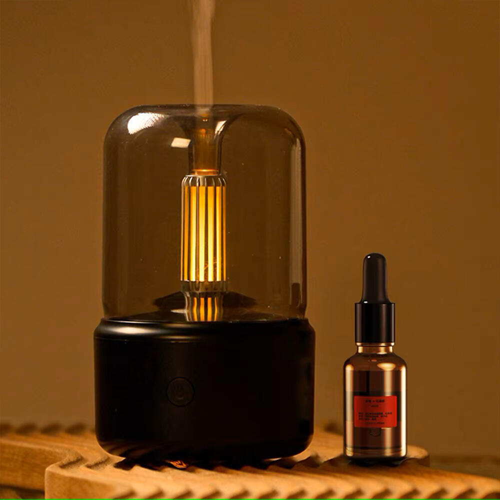 Difusor de Aromas con Luz Ambiental — Humidificador
