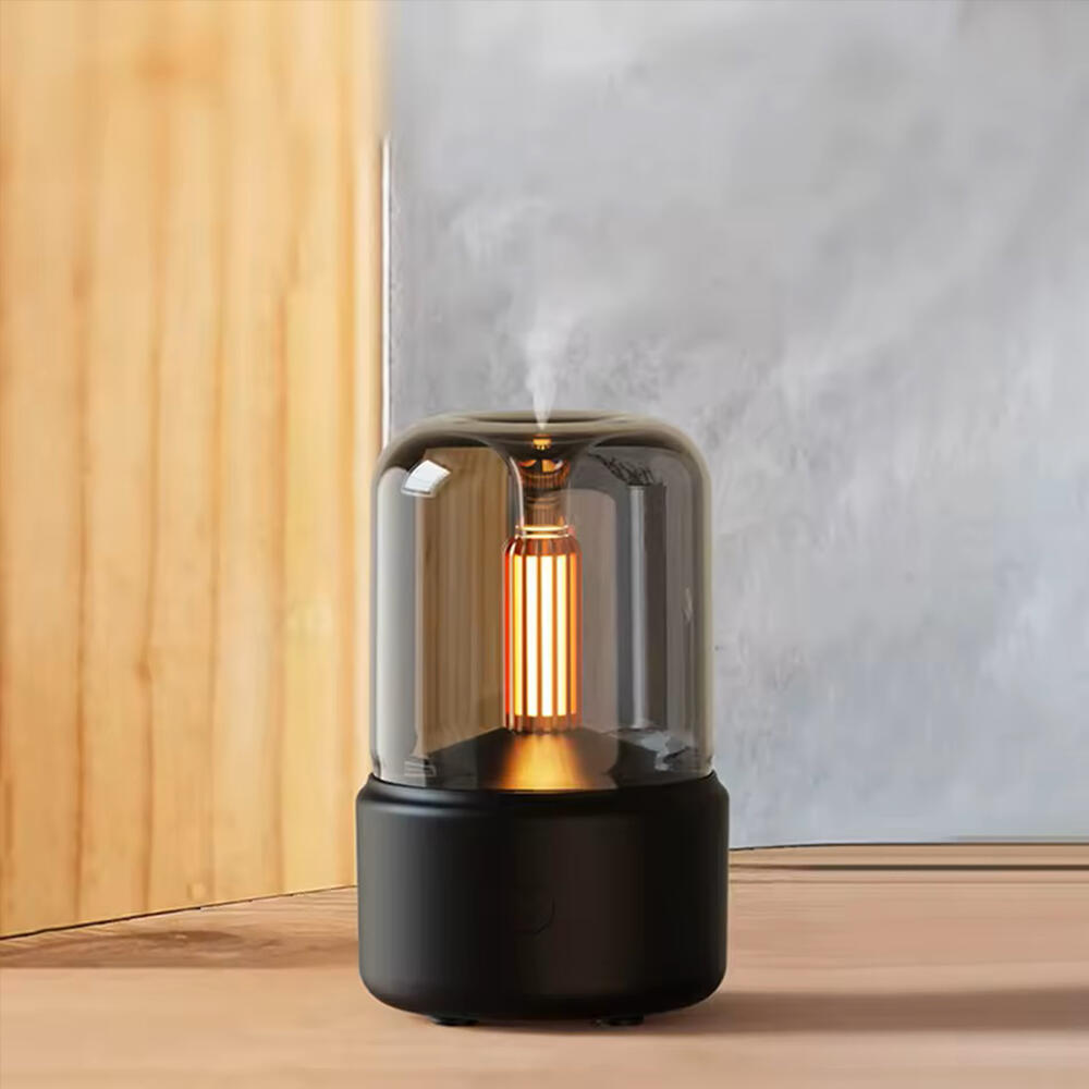 Difusor de Aromas con Luz Ambiental — Humidificador