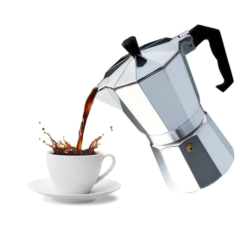 Cafetera Italiana 6 Tazas para Inducción — Acero Inoxidable