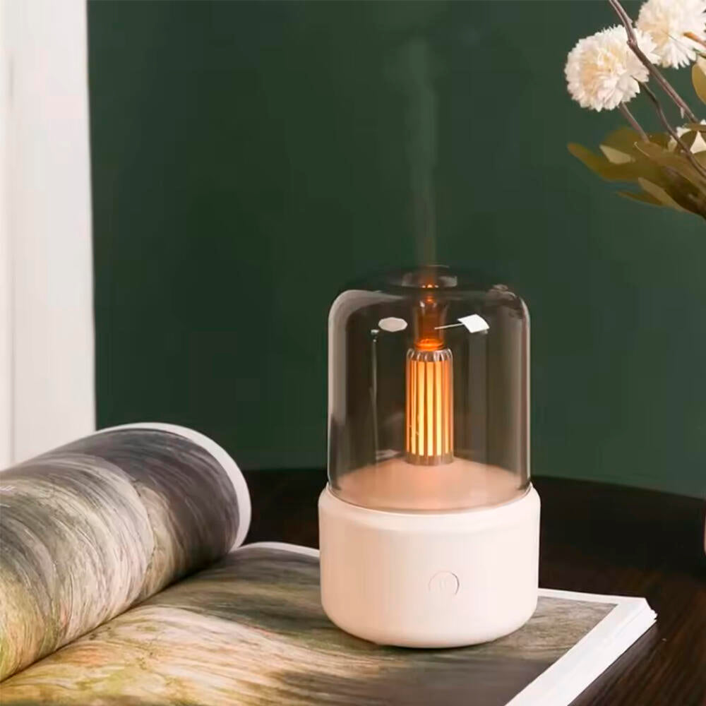 Difusor de Aromas con Luz Ambiental — Humidificador